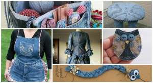 Reciclaje creativo de jeans o vaqueros
