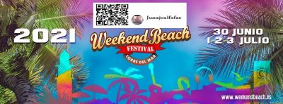 Weekend Beach Festival los días 1, 2 y 3 de julio de 2021