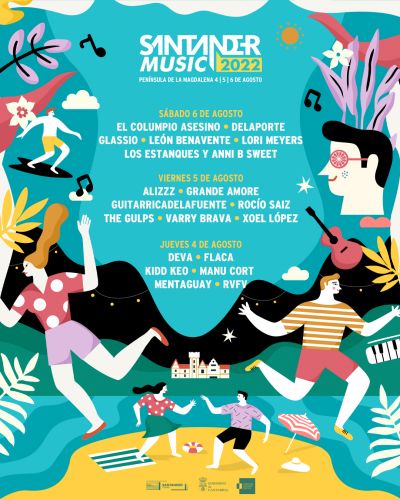 Santander Music 2022  festival tendrá lugar entre el jueves 4 y el
sábado 6 de agosto (NFTs_evento)