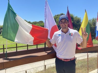 El golfista italiano rozó la hazaña de igualar el récord del
campo de El Saler  (NFTs_Golf)