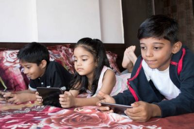 Mobile phone obsession among kids