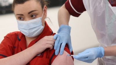 Covid-19 vaccine: First person receives Pfizer jab in UK