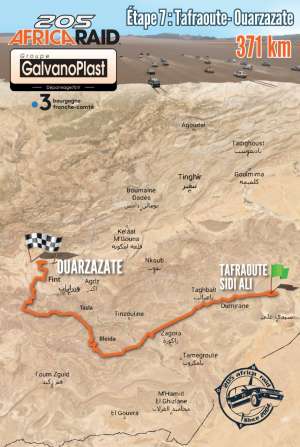 Samedi 26 octobre ÉTAPE 7 : Tafraoute  - Ouarzazate 371 KM