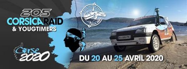 Corsica Raid & Youngtimers  20 au 25 avril 2020.